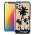 Personalized Tropical Case for iPhone 11 Pro Max – Clear – Palm Tree Silhouette
