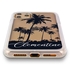 Personalized Tropical Case for iPhone 12 Mini – Clear – Palm Tree Silhouette
