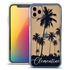 Personalized Tropical Case for iPhone 12 Pro Max – Clear – Palm Tree Silhouette
