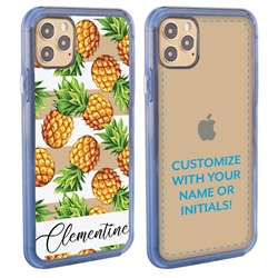 
Personalized Tropical Case for iPhone 12 Pro Max – Clear – Pineapples