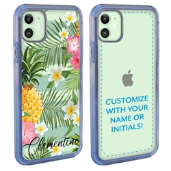 
Personalized Tropical Case for iPhone 12 / 12 Pro – Clear – Tropical