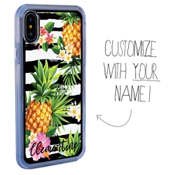 
Personalized Tropical Case for iPhone X / Xs – Clear – Pretty Pineapples
