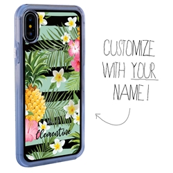 
Personalized Tropical Case for iPhone X / Xs – Clear – Tropical