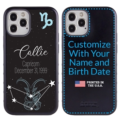 
Zodiac Astrology Case for iPhone 12 Pro Max – Hybrid - Capricorn - Personalized