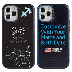 
Zodiac Astrology Case for iPhone 12 Pro Max – Hybrid - Sagittarius - Personalized