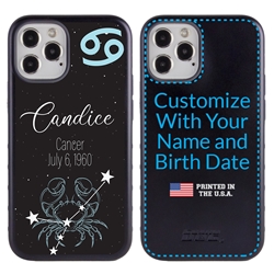 
Zodiac Astrology Case for iPhone 12 Pro Max – Hybrid - Cancer - Personalized