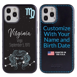 
Zodiac Astrology Case for iPhone 12 Pro Max – Hybrid - Virgo - Personalized