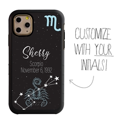 
Zodiac Astrology Case for iPhone 11 Pro – Hybrid - Scorpio - Personalized