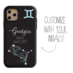 
Zodiac Astrology Case for iPhone 11 Pro Max – Hybrid - Gemini - Personalized