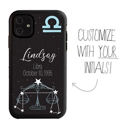 
Zodiac Astrology Case for iPhone 11 – Hybrid - Libra - Personalized