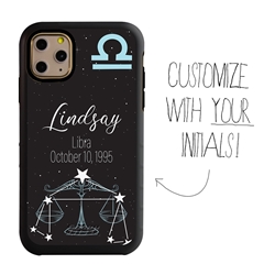 
Zodiac Astrology Case for iPhone 11 Pro – Hybrid - Libra - Personalized