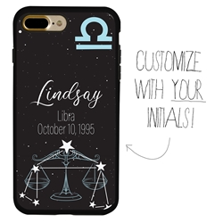 
Zodiac Astrology Case for iPhone 7 Plus / 8 Plus – Hybrid - Libra - Personalized