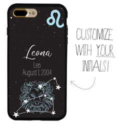 
Zodiac Astrology Case for iPhone 7 Plus / 8 Plus – Hybrid - Leo - Personalized
