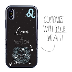 
Zodiac Astrology Case for iPhone Xs Max – Hybrid - Leo - Personalized