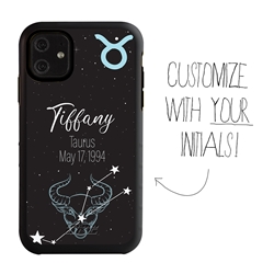 
Zodiac Astrology Case for iPhone 11 – Hybrid - Taurus - Personalized