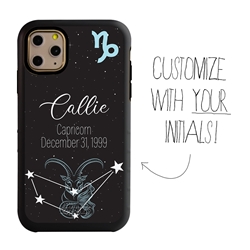 
Zodiac Astrology Case for iPhone 11 Pro – Hybrid - Capricorn - Personalized