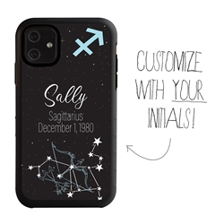 
Zodiac Astrology Case for iPhone 11 – Hybrid - Sagittarius - Personalized