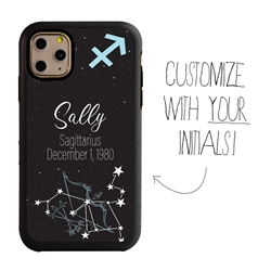 
Zodiac Astrology Case for iPhone 11 Pro – Hybrid - Sagittarius - Personalized