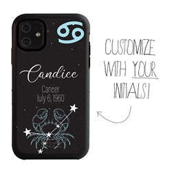 
Zodiac Astrology Case for iPhone 11 – Hybrid - Cancer - Personalized