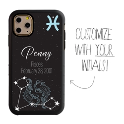 
Zodiac Astrology Case for iPhone 11 Pro – Hybrid - Pisces - Personalized