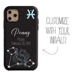 
Zodiac Astrology Case for iPhone 11 Pro Max – Hybrid - Pisces - Personalized