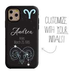 
Zodiac Astrology Case for iPhone 11 Pro – Hybrid - Aries - Personalized