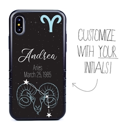 
Zodiac Astrology Case for iPhone X / XS – Hybrid - Aries - Personalized