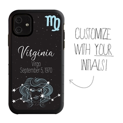
Zodiac Astrology Case for iPhone 11 – Hybrid - Virgo - Personalized