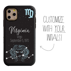 
Zodiac Astrology Case for iPhone 11 Pro Max – Hybrid - Virgo - Personalized