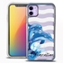 Personalized Sea Creatures Case for iPhone 11 – Clear – Jumping Dolphins
