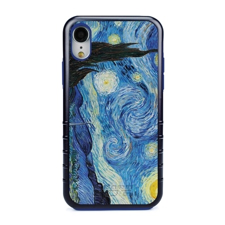 Famous Art Case for iPhone XR – Hybrid – (Van Gogh – Starry Night)
