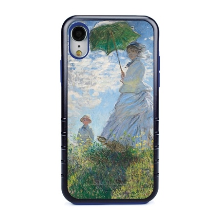 Famous Art Case for iPhone XR – Hybrid – (Monet – Woman with Parisol)
