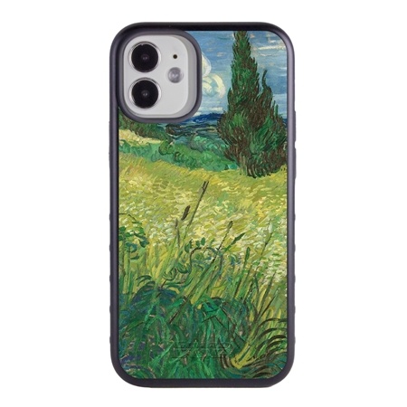 Famous Art Case for iPhone 12 Mini – Hybrid – (Van Gogh – Green Field)
