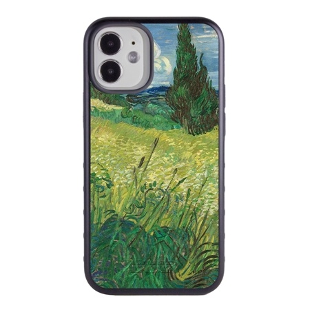 Famous Art Case for iPhone 12 Mini – Hybrid – (Van Gogh – Green Field)
