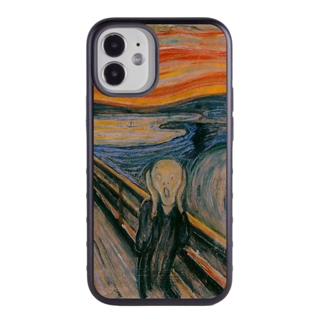 Famous Art Case for iPhone 12 Mini – Hybrid – (Munch – The Scream)
