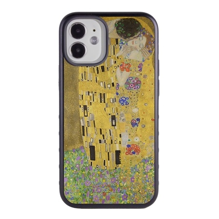 Famous Art Case for iPhone 12 Mini – Hybrid – (Klimt – The Kiss)
