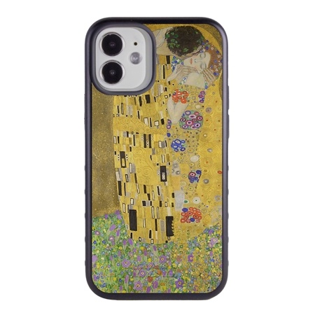 Famous Art Case for iPhone 12 Mini – Hybrid – (Klimt – The Kiss)
