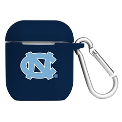 
North Carolina Tar Heels Silicone Skin for Apple AirPods Charging Case with Carabiner