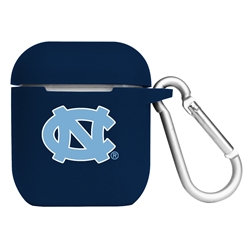 
North Carolina Tar Heels Silicone Skin for Apple AirPods Charging Case with Carabiner