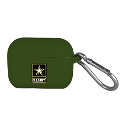 
US Army Silicone Skin for Apple AirPods Pro Charging Case with Carabiner