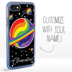 
Personalized Pride Case for iPhone 7 / 8 / SE – Clear – Rainbow Moon