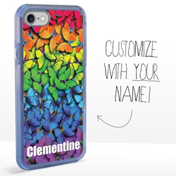 
Personalized Pride Case for iPhone 7 / 8 / SE – Clear – Butterfly Rainbow