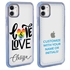 Personalized Pride Case for iPhone 12 Mini – Clear – Love is Love
