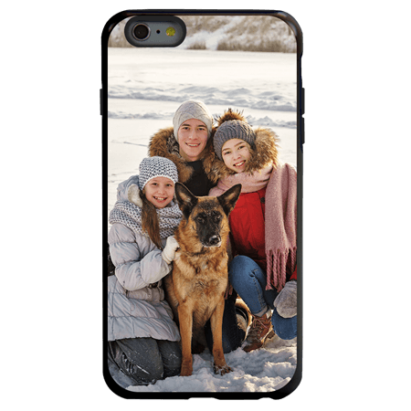 Custom Photo Case for iPhone 6 Plus / 6s Plus - Hybrid (Black Case)
