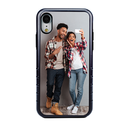 
Custom Photo Case for iPhone XR - Hybrid (Black Case)