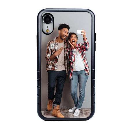 Custom Photo Case for iPhone XR - Hybrid (Black Case)
