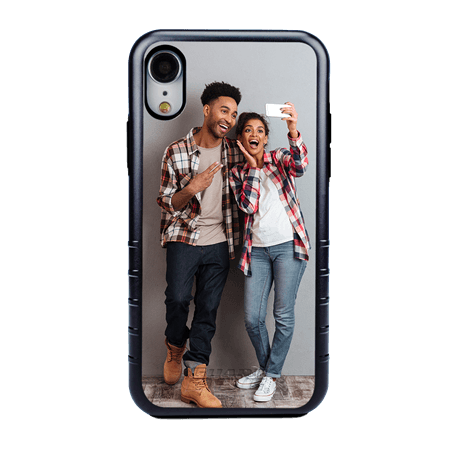 Custom Photo Case for iPhone XR - Hybrid (Black Case)
