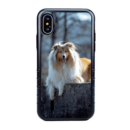 Custom Photo Case for iPhone Xs Max - Hybrid (Black Case)
