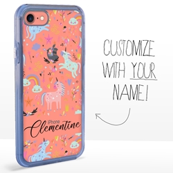 
Personalized Unicorn Case for iPhone 7 / 8 / SE – Clear – Playing Unicorns