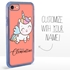 Personalized Unicorn Case for iPhone 7 / 8 / SE – Clear – Unicorn Cuteness
